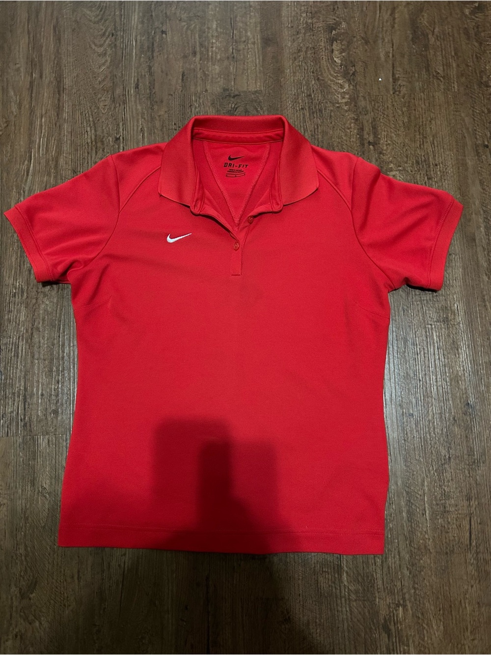 Nike Women’s Red Polo Dri-FIT Shirt